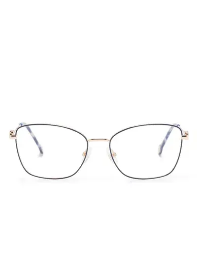 Carolina Herrera Cat-eye Frame Glasses In 金色