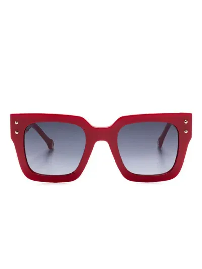 Carolina Herrera Her0255s Sonnenbrille In Rot