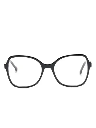 Carolina Herrera Oversize-frame Glasses In Black