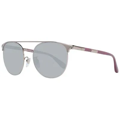 Carolina Herrera Silver Women Sunglasses In Grey