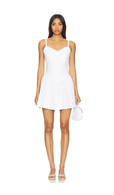 Caroline Constas Orella Mini Dress In Ç™½è‰²