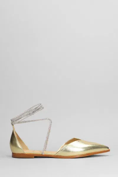 Carrano Ballet Flats In Gold