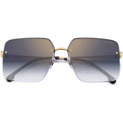 Carrera Eyewear 61mm Rimless Rectangular Sunglasses In Black