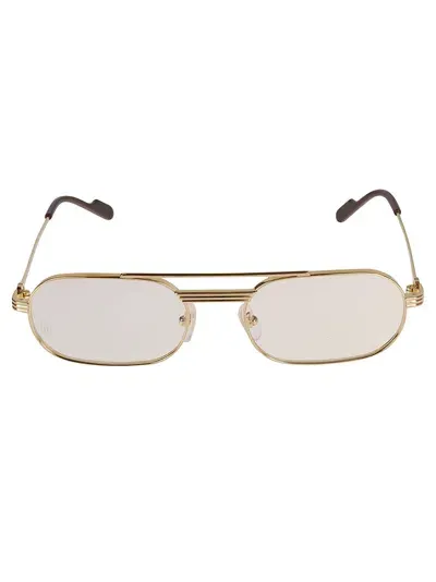 Cartier Aviator Oval Frame In Gold