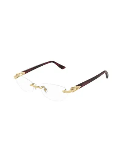 Cartier Ct 0318 - Gold Glasses In Black