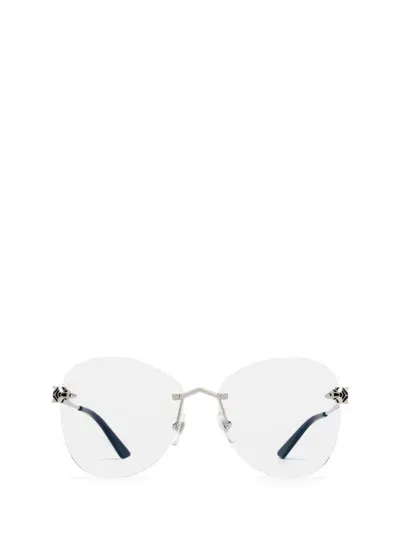 Cartier Eyeglasses In Silver