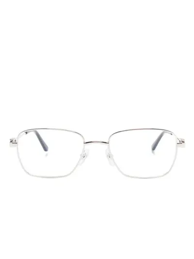 Cartier Rectangle-frame Glasses In 银色