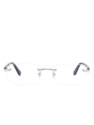 Cartier Rectangle-frame Glasses In White