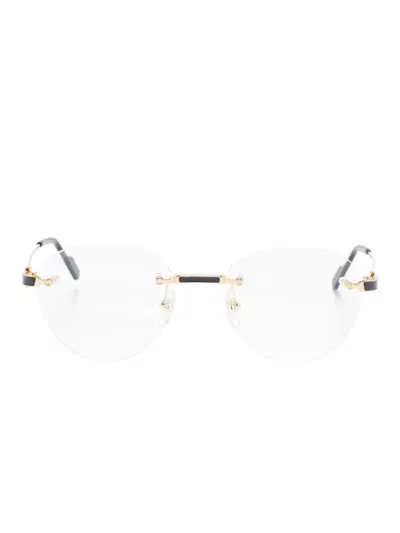 Cartier Rimless Glasses In 金色