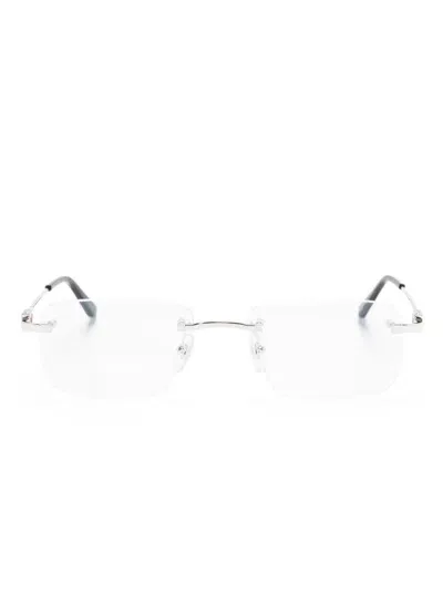 Cartier Signature C De  Glasses In Silver