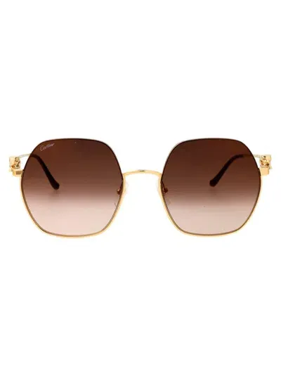 Cartier Sunglasses In Gold