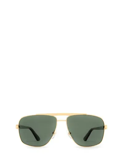 Cartier Aviator Sunglasses In Gold