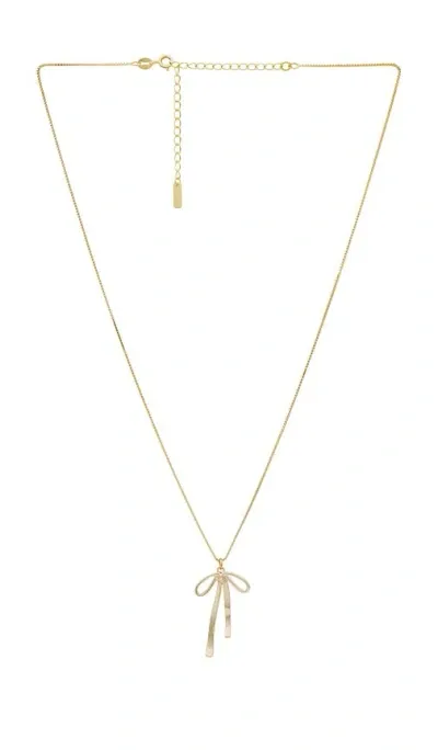 Casa Clara Dandy Necklace In Metallic Gold