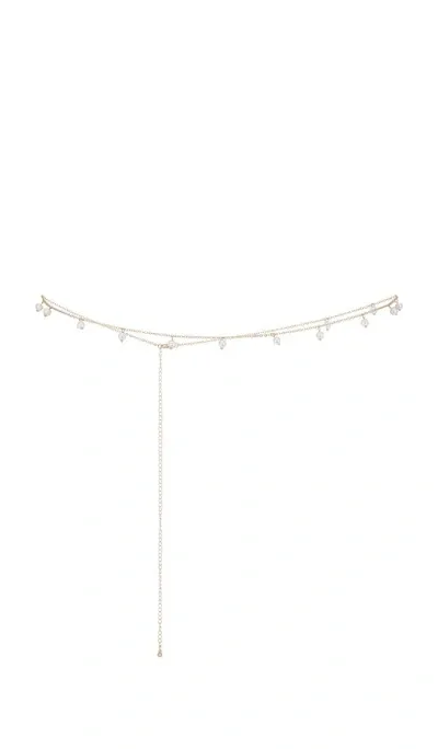 Casa Clara Kohala Belly Chain In Metallic Gold