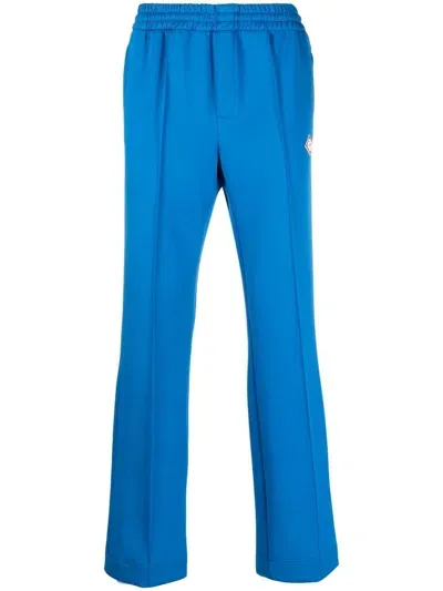 Casablanca Embroidered-logo Track Pants In Blue