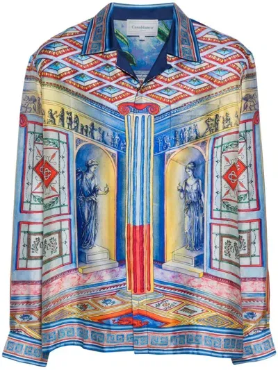 Casablanca La Temple Shirt In Multicolor