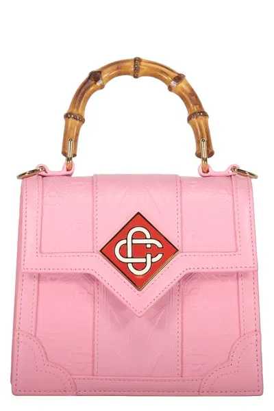 Casablanca Leather Handbag In Pink