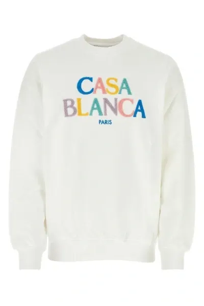 Casablanca Logo Embroidered Sweatshirt In Multicolor