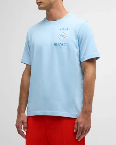 Casablanca Men's Pool Graphic T-shirt In  Pool