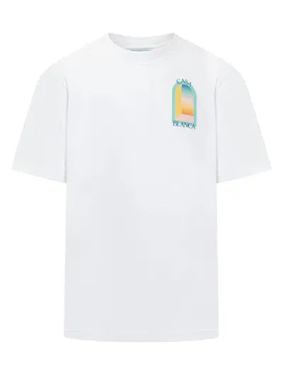 Casablanca Printed T-shirt In White