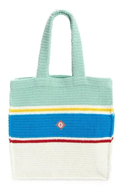 Casablanca Crochet Bag In Multicolor