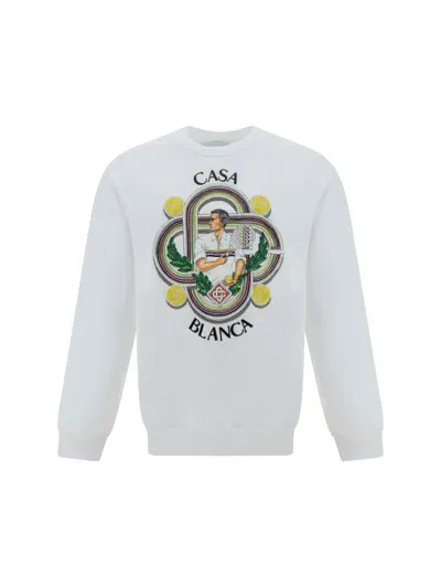 Casablanca Sweatshirt In White