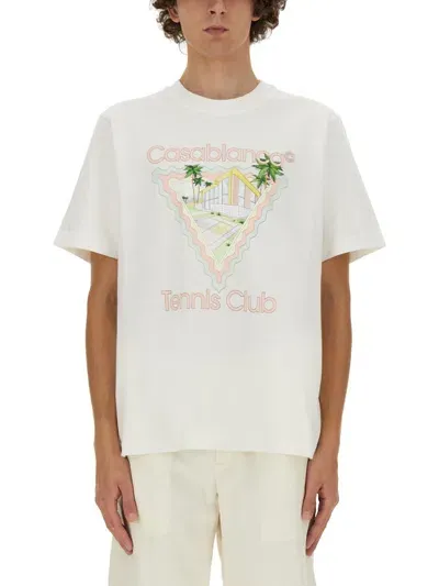 Casablanca T-shirt With Print In Non Definito