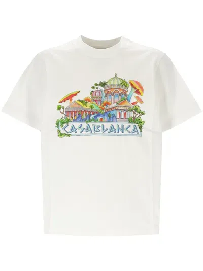 Casablanca T-shirts And Polos In White