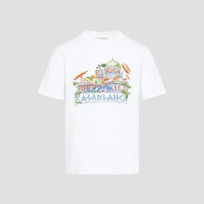 Casablanca The Road To Knowledge Printed T-shirt In White