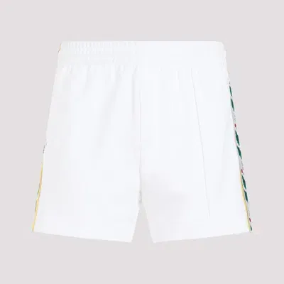 Casablanca Laurel Track Shorts In White