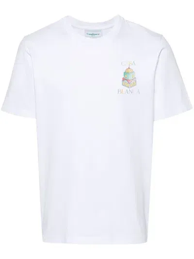 Casablanca Printed T-shirt In White