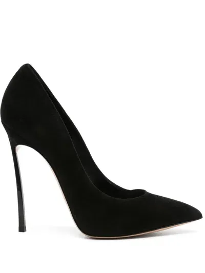 Casadei 100mm Scarlet Pumps In Black