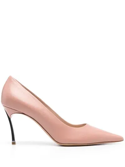 Casadei Blade 80mm Pumps In Pink