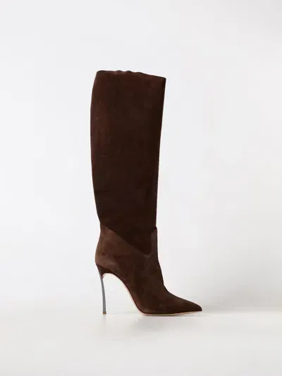 Casadei Boots  Woman Color Brown In Braun