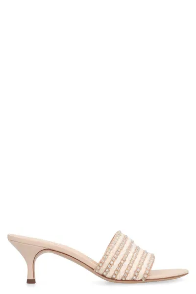 Casadei Limelight 70mm Mules In Pink