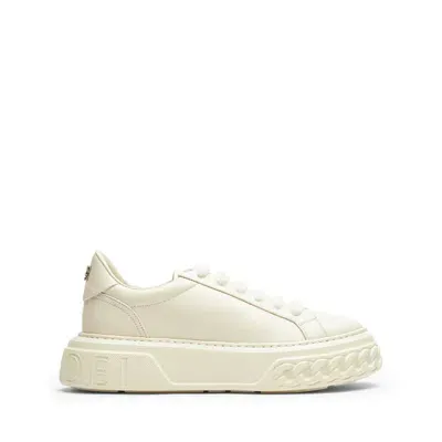 Casadei Off Road - Woman Sneakers Milk 38