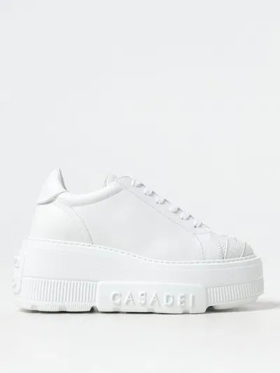 Casadei White Sneakers In Weiss