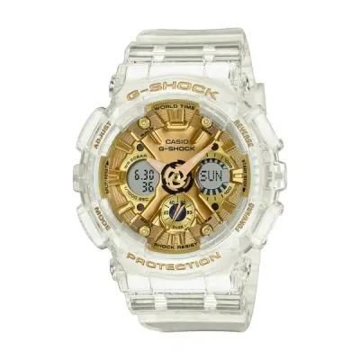 Casio G-shock Mod. Classic Small - Skeleton Gold Accent Serie In White