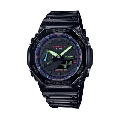 Casio G-shock Mod. Oak Collection Virtual Rainbow Serie ***special Price*** In Black