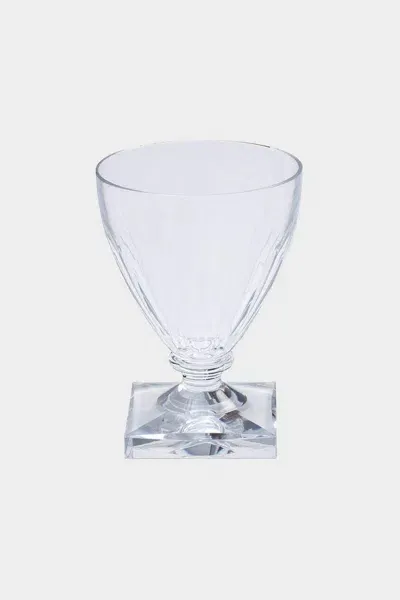 Caspari Acrylic 8.5oz Wine Goblet In Crystal Clear In Transparent