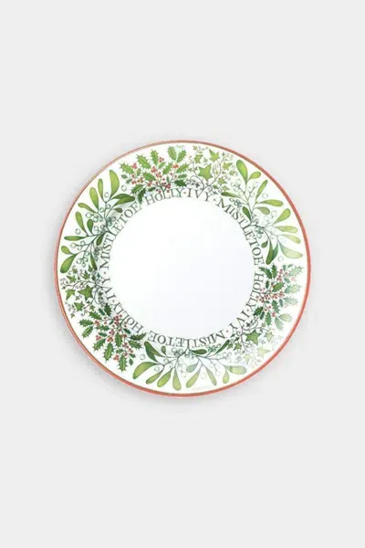 Caspari Berries And Vines Paper Salad & Dessert Plates In Animal Print