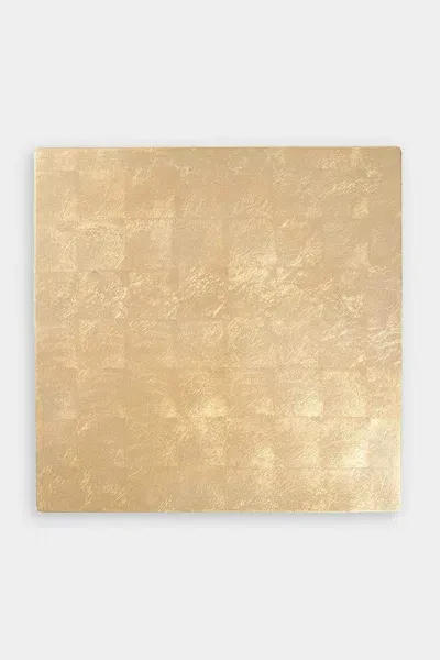 Caspari Gold Leaf Lacquer Square Placemat