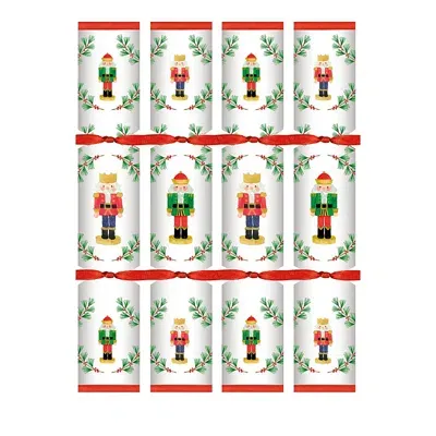 Caspari Little Nutcracker Christmas Crackers, Set Of 8