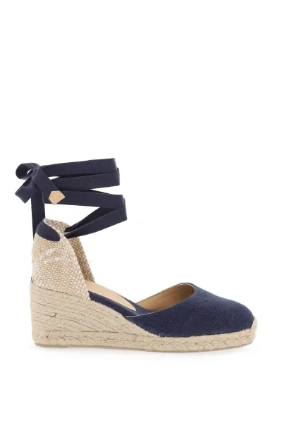 Castaã±er Carina Wedge Sandals In Mixed Colours