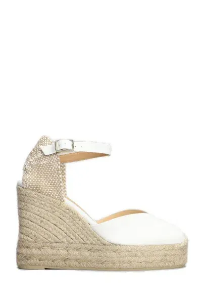 Castaã±er Chiarita Wedge-heel Espadrilles In White