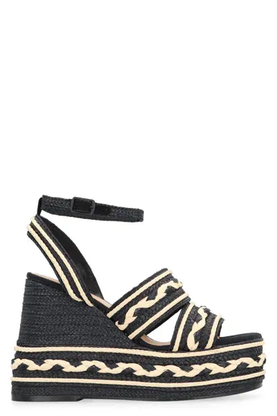 Castaã±er Fermina Platform Sandals In Black