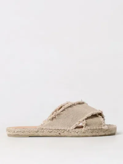 Castaã±er Flat Sandals Castañer Woman Color Beige