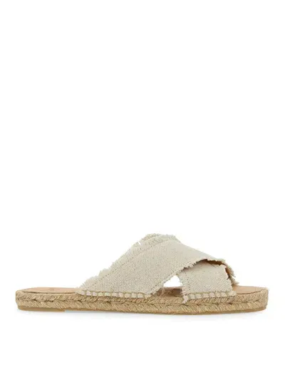 Castaã±er Castañer Sandal "palmera" In Ivory