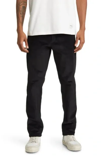 Cat Wwr Corduroy Slim Fit Five-pocket Pants In Black