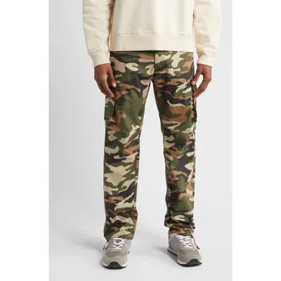 Cat Wwr Cotton Ripstop Cargo Pants In Camouflage